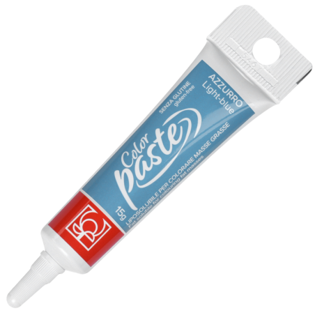 op. 15 g Niebieski barwnik spożywczy - do barwienia czekolady i tłustych mas cukierniczych - ColorPaste Modecor - nr. kat. 23337