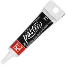 op. 15 g Czarny barwnik spożywczy - do barwienia czekolady i tłustych mas cukierniczych - ColorPaste Modecor - nr. kat. 23338