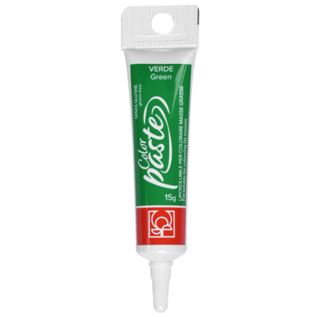 op. 15 g Zielony barwnik spożywczy - do barwienia czekolady i tłustych mas cukierniczych - ColorPaste Modecor - nr. kat. 23339