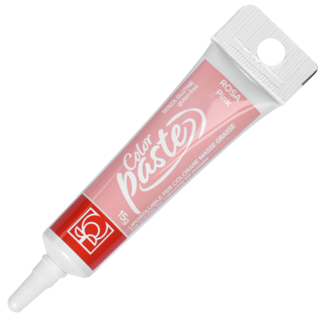 op. 15 g Różowy barwnik spożywczy - do barwienia czekolady i tłustych mas cukierniczych - ColorPaste Modecor - nr. kat. 23340