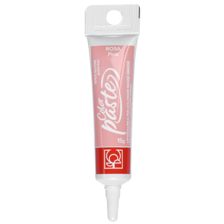 op. 15 g Różowy barwnik spożywczy - do barwienia czekolady i tłustych mas cukierniczych - ColorPaste Modecor - nr. kat. 23340