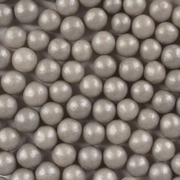 perełka duża perłowa srebrna - posypka dekoracyjna od sweet decor