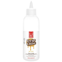 op. 180 g DRIP CHOC GOLD 23643 MODECOR - gotowa do użycia polewa dekoracyjna złota