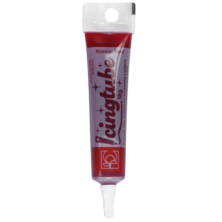 op. 18 g Czerwony pisak cukrowy - gotowy lukier do dekoracji w wygodnej tubce - Icing Tube Rosso 23382 Modecor