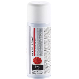 op. 280 g Czerwony żel dekoracyjny w sprayu - gotowa do użycia błyszcząca glazura - Glaze Spray Silikomart