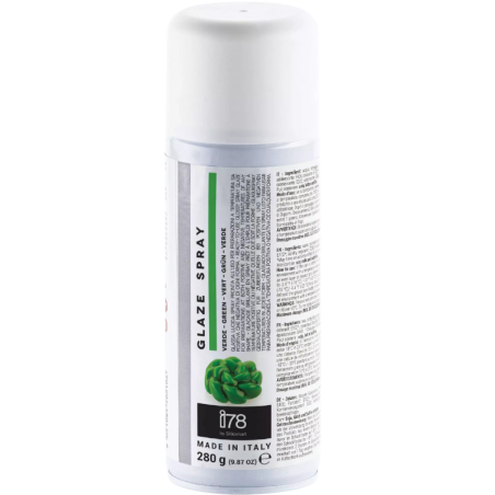 op. 280 g Zielony żel dekoracyjny w sprayu - gotowa do użycia błyszcząca glazura - Glaze Spray Silikomart