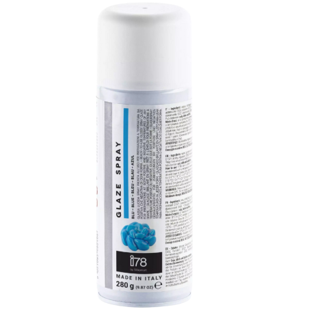 op. 280 g Niebieski żel dekoracyjny w sprayu - gotowa do użycia błyszcząca glazura - Glaze Spray Silikomart