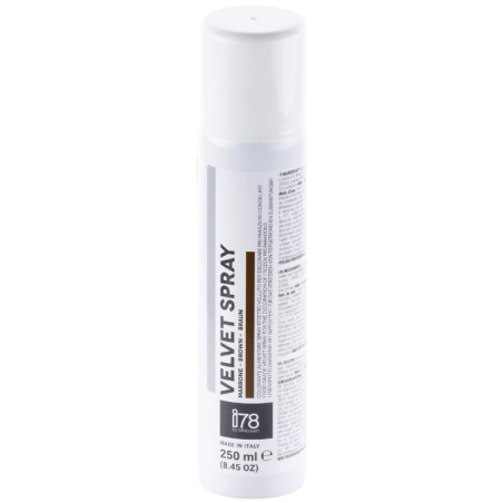 op. 250 ml Brązowy zamsz spożywczy w sprayu - strukturalny barwnik cukierniczy - Velvet Spray Silikomart