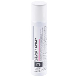 op. 250 ml Różowy zamsz spożywczy w sprayu - strukturalny barwnik cukierniczy - Velvet Spray Silikomart