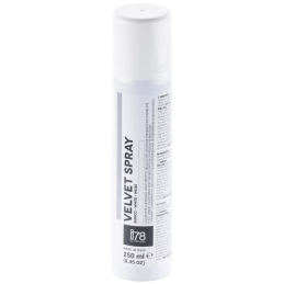 op. 250 ml Biały zamsz spożywczy w sprayu - strukturalny barwnik cukierniczy - Velvet Spray Silikomart