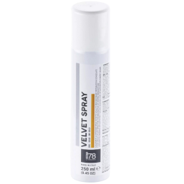 op. 250 ml Złoty zamsz spożywczy w sprayu - strukturalny barwnik cukierniczy - Velvet Spray Silikomart