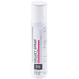 op. 250 ml Ciemnoróżowy zamsz spożywczy w sprayu - strukturalny barwnik cukierniczy - Velvet Spray Fuksja Silikomart