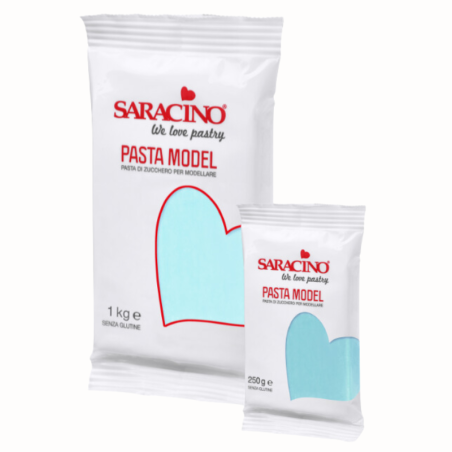 op. 250 g Błękitna masa cukrowa do modelowania - Saracino - Cukieteria.pl