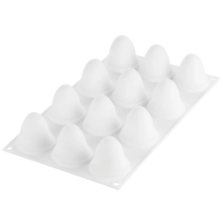 EGG 30 Silikomart - forma silikonowa w kształcie jajka - śr. 34 x wys. 47 mm / poj. 30 ml x 12 porcji