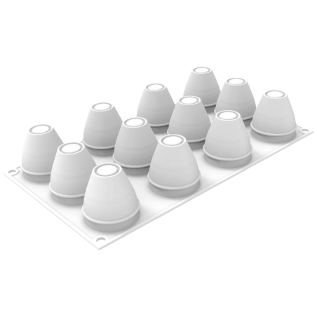 EGG 70 Silikomart - forma silikonowa w kształcie jajka - śr. 46 x wys. 63 mm / poj. 70 ml x 12 porcji