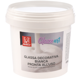 op. 1.65 kg Biała glazura cukiernicza do pokrywania mrożonych deserów - nr. kat. 31258 Glazeart Bianca Modecor