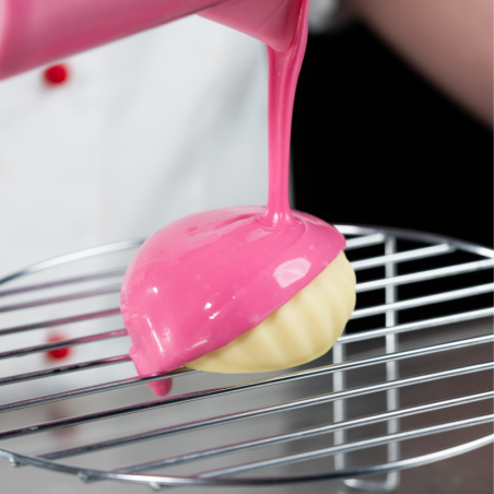 op. 1.65 kg Biała glazura cukiernicza do pokrywania mrożonych deserów - nr. kat. 31258 Glazeart Bianca Modecor