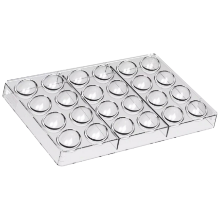 Pisanki - wielkanocny zestaw do dekorowania pralin - forma z Tritanu + stemple silikonowe - Uovo 01 & Choco Stamp E - Silikomart