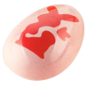op. 4 szt. Wielkanocne stemple silikonowe do dekorowania pralin w kształcie pisanek - Choco Stamp E Silikomart