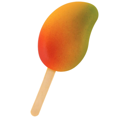GEL20 MANGO - forma silikonowa do lodów i ciastek na patyku - owoc mango - nr. kat. 25.950.87.0098 Silikomart