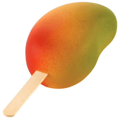 GEL20 MANGO - forma silikonowa do lodów i ciastek na patyku - owoc mango - nr. kat. 25.950.87.0098 Silikomart