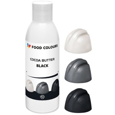 op. 100 g Czarny barwnik do czekolady na bazie tłuszczu kakaowego - nr. kat. CB-111 Food Colours