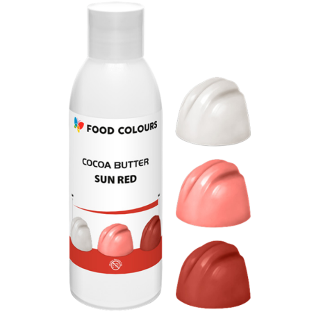 op. 100 g Czerwony barwnik do czekolady na bazie tłuszczu kakaowego - nr. kat. CB-031 Food Colours