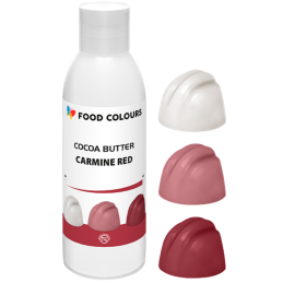 op. 100 g Karminowy barwnik do czekolady na bazie tłuszczu kakaowego - nr. kat. CB-041 Food Colours