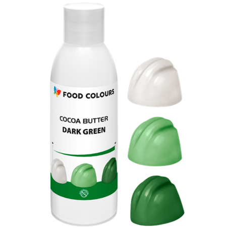 op. 100 g Zielony barwnik do czekolady na bazie tłuszczu kakaowego - nr. kat. CB-091 Food Colours