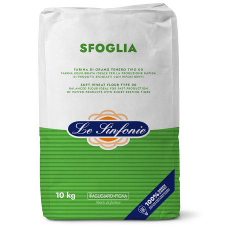 mąka z miękkiej pszenicy typ 00 do szybkiego wypieku ciasta francuskiego - sfoglia