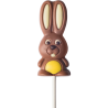 op. 25 g - króliczek z żółtym brzuszkiem - dekoracyjny lizak z mlecznej czekolady - dł. 168 mm - nr. kat. 10776