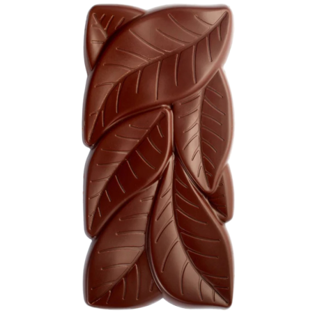 PC5077 Garden Pavoni Italia - forma do dekoracyjnych tabliczek czekolady - liście - dł. 154 x szer. 77 x wys. 11 mm / poj. 100 g