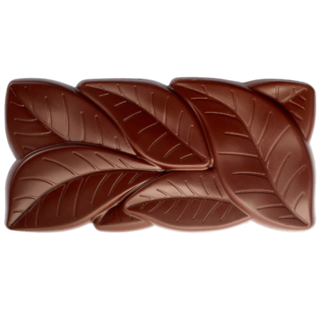 PC5077 Garden Pavoni Italia - forma do dekoracyjnych tabliczek czekolady - liście - dł. 154 x szer. 77 x wys. 11 mm / poj. 100 g