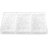 PC5075 Flora Pavoni Italia - forma do dekoracyjnych tabliczek czekolady - kwiaty - dł. 154 x szer. 77 x wys. 11 mm / poj. 100 g