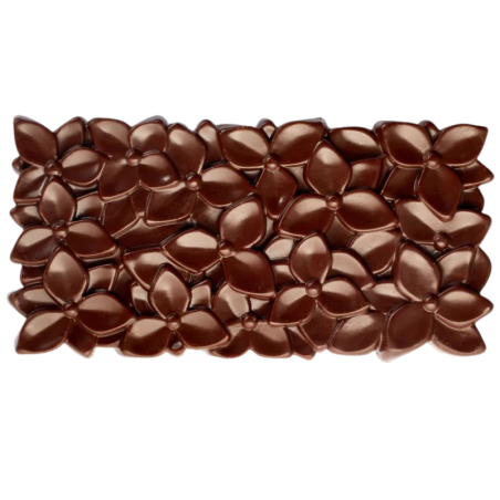 PC5076 Bouquet Pavoni Italia - forma do dekoracyjnych tabliczek czekolady - dł. 154 x szer. 77 x wys. 11 mm / poj. 100 g