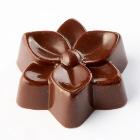 PC5073 Pavoni Italia - forma do pralin w kształcie kwiatów - śr. 38 x wys. 13 mm / poj. 10 g x 24 praliny