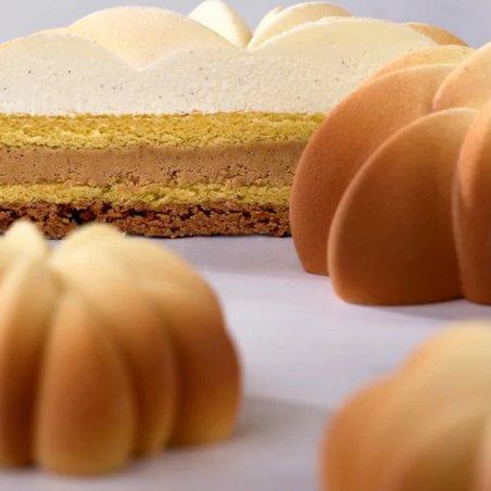 PX43123 Éclat Pavoni Italia - cukiernicza forma silikonowa - śr. 80 x wys. 37 mm / poj. 110 ml x 12 porcji