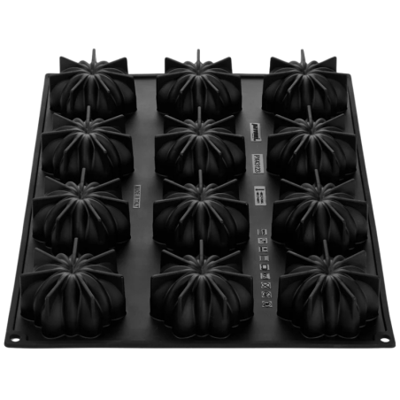 PX43123 Éclat Pavoni Italia - cukiernicza forma silikonowa - śr. 80 x wys. 37 mm / poj. 110 ml x 12 porcji