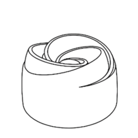 PX039 Bocciolo Pavoni Italia - cukiernicza forma silikonowa - śr. 70 x wys. 42 mm / poj. 130 ml x 24 porcje