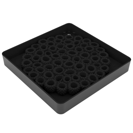 TOP27 Scarlet Pavoni Italia - forma silikonowa do dekoracji tart i tortów - maliny - śr. 180 x wys. 26 mm / poj. 440 ml