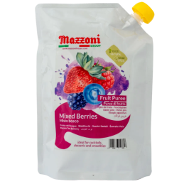 op. 1 kg OWOCE LEŚNE PUREE OWOCOWE - 100% przecier owocowy bez dodatku cukru i substancji konserwujących