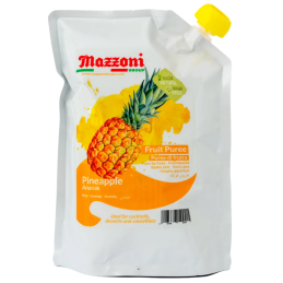 op. 1 kg  ANANAS PUREE OWOCOWE - 100% przecier owocowy bez dodatku cukru i substancji konserwujących