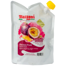 op. 1 kg MARAKUJA PUREE OWOCOWE - 100% przecier owocowy bez dodatku cukru i substancji konserwujących