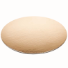 ∅ 16 cm PODKŁAD ZŁOTY DISG cienka podkładka pod ciasta i torty