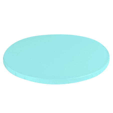 śr. 30 cm x wys. 1.2 cm Gruby podkład pod tort - okrągła podkładka do transportu i serwowania ciast - turkusowa