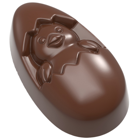 CW12190 Chocolate World - forma z poliwęglanu do wielkanocnych pralin - dł. 59 x szer. 34 x wys. 20 mm / poj. 28 g x 12 pralin