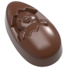 CW12190 Chocolate World - forma z poliwęglanu do wielkanocnych pralin - dł. 59 x szer. 34 x wys. 20 mm / poj. 28 g x 12 pralin