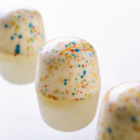 CW1433 Stożek - Chocolate World - forma z poliwęglanu do pralin - śr. 29 x wys. 25 mm / poj. 15 g x 24 praliny