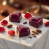 CW1526 Serce - Chocolate World - forma z poliwęglanu do pralin - dł. 27 x szer. 31 x wys. 17 mm / poj. 9 g x 28 pralin