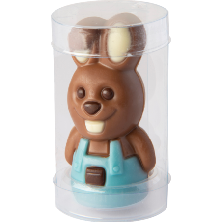 op. 10 g - mały króliczek - w czterech wzorach wysyłanych losowo - dekoracyjna figurka czekoladowa - nr. kat. 10242